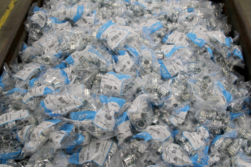 Plastic Packed Metal Parts