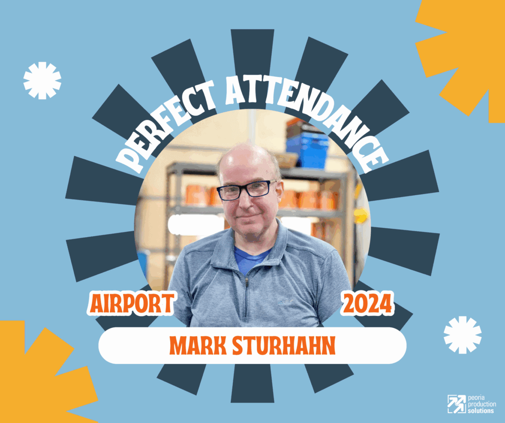 Mark Sturhahn- Perfect Attendance 2024 - Airport Location