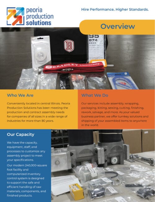 Click here to download the Peoria Production Solutions Overview Brochure