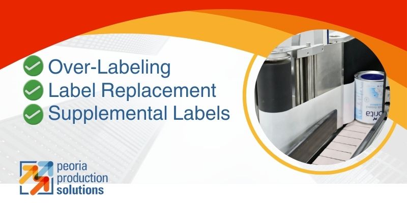 Methods of relabeling products