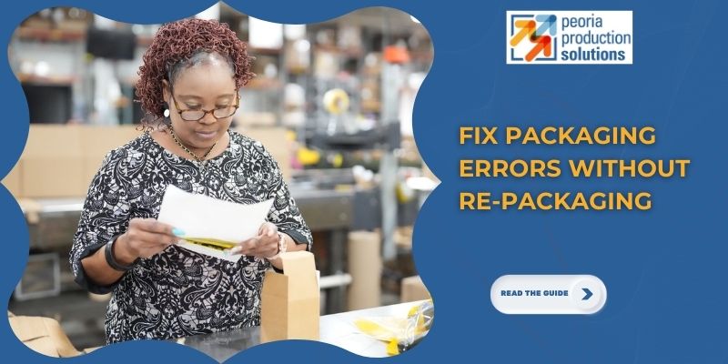 How Brands Fix Label Errors Without Re-Packaging